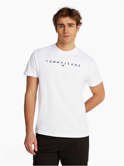 TJM REG LINEAR LOGO TEE EXT TOMMY JEANS | DM0DM20744/YBR